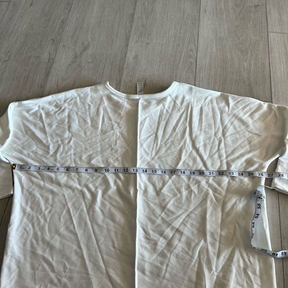 Spanx Perfect Length Top, Dolman 3/4 Sleeve Powder Size L - Picture 4 of 8